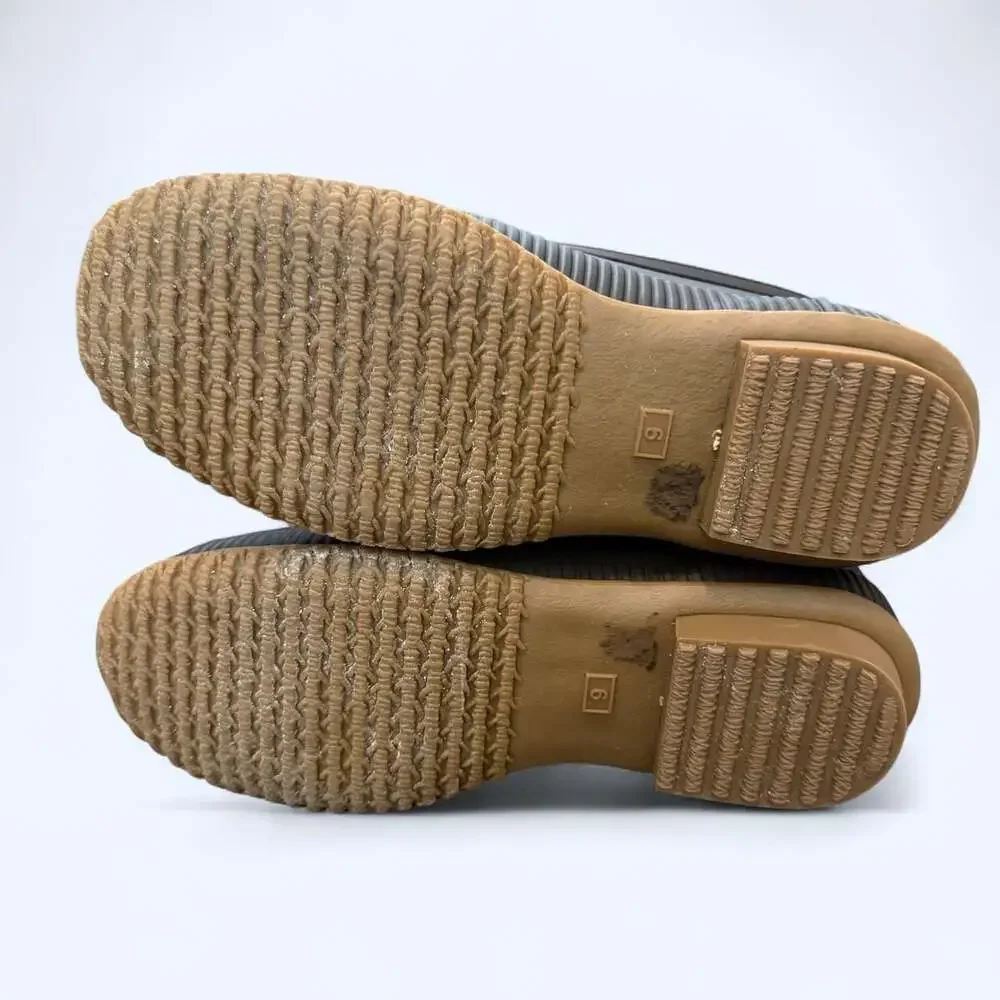 Tommy Hilfiger Casey Duck Boots Brown Tan Size 9